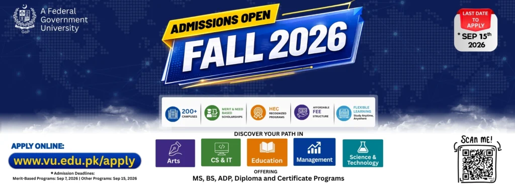VU Fall 2026 Semester Image