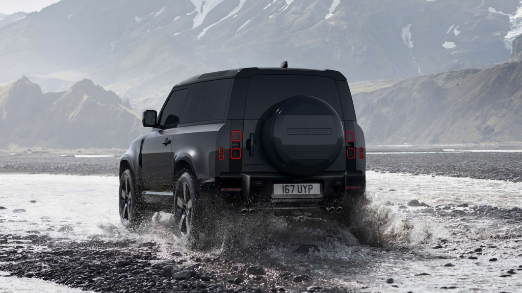Land Rover Defender 90 in Black Color